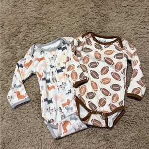 Copper Pearl Onesies 🐶🏈 3-6 mo